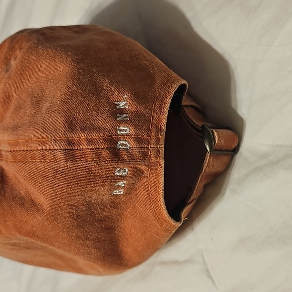 RAE DUNN Womens Nwots Orange FALL Hat/cap!!. Super Cute. HELLO FALL! - Picture 5 of 6